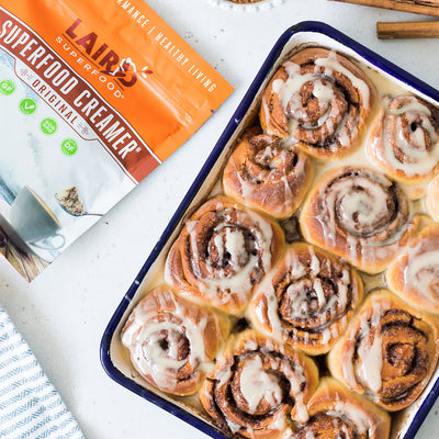 Laird Vegan Superfood Cinnamon Rolls