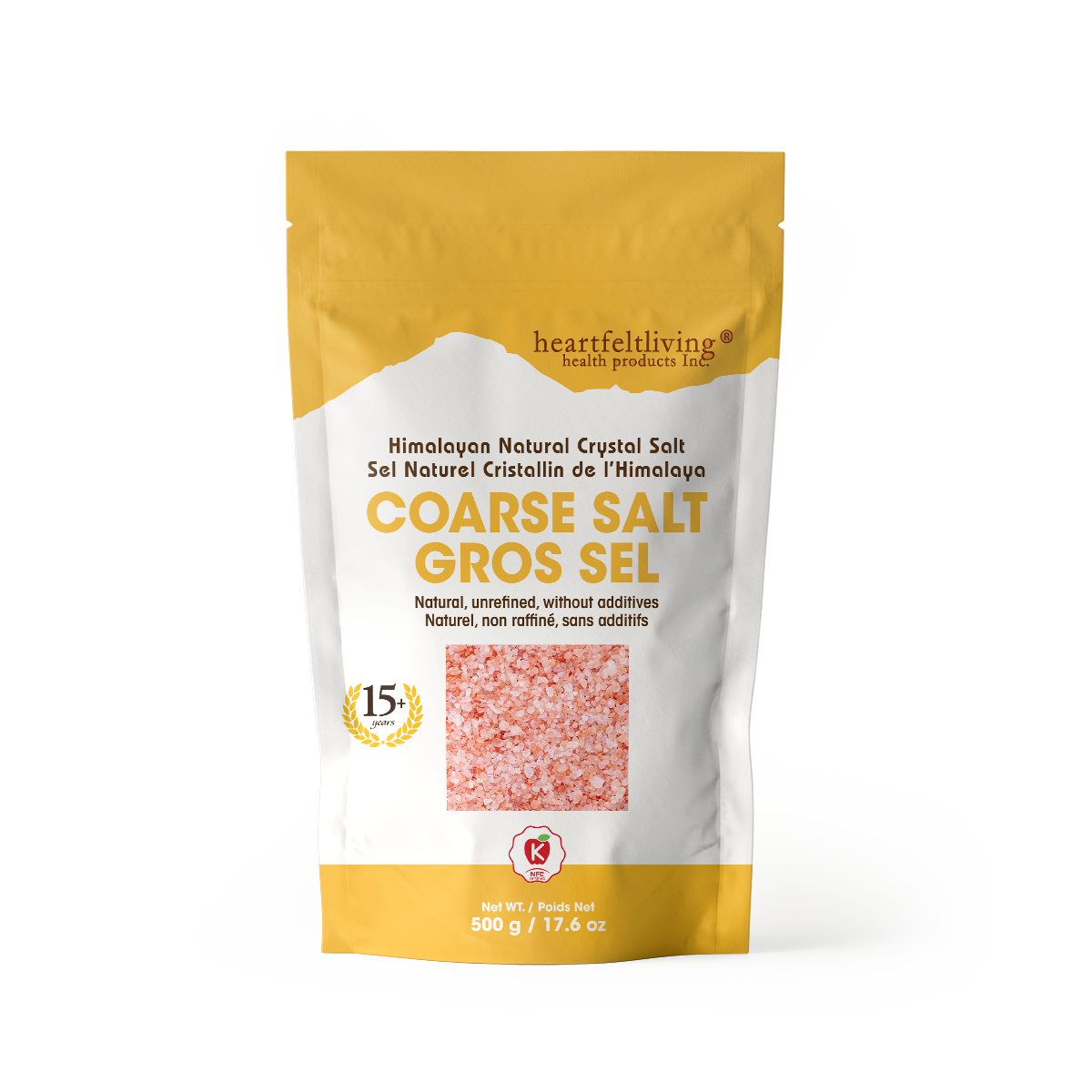 HeartFeltLiving Salt - Coarse (500g)