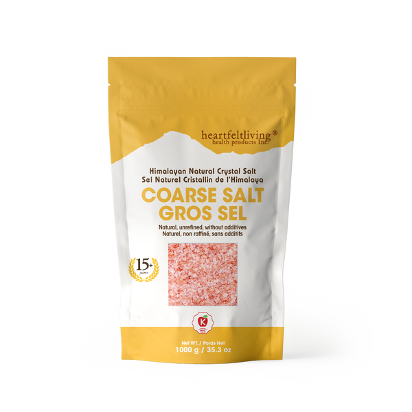 HeartFeltLiving Salt - Coarse Grind (1000g)