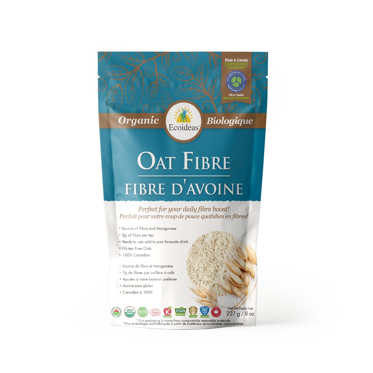 Organic Oat Fiber - (227g)