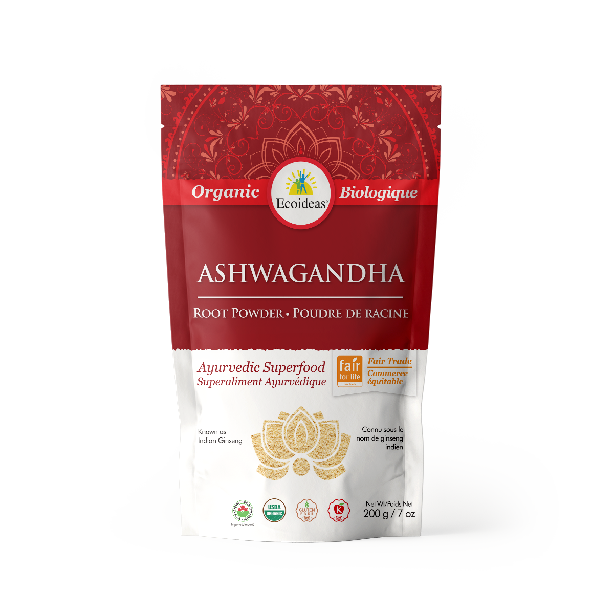 Ecoideas Org. FFL Ashwaganda - (200g)