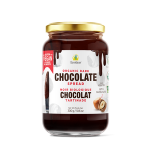 Organic Fair Trade Dark Chocolate Hazelnut Spread - (300g)