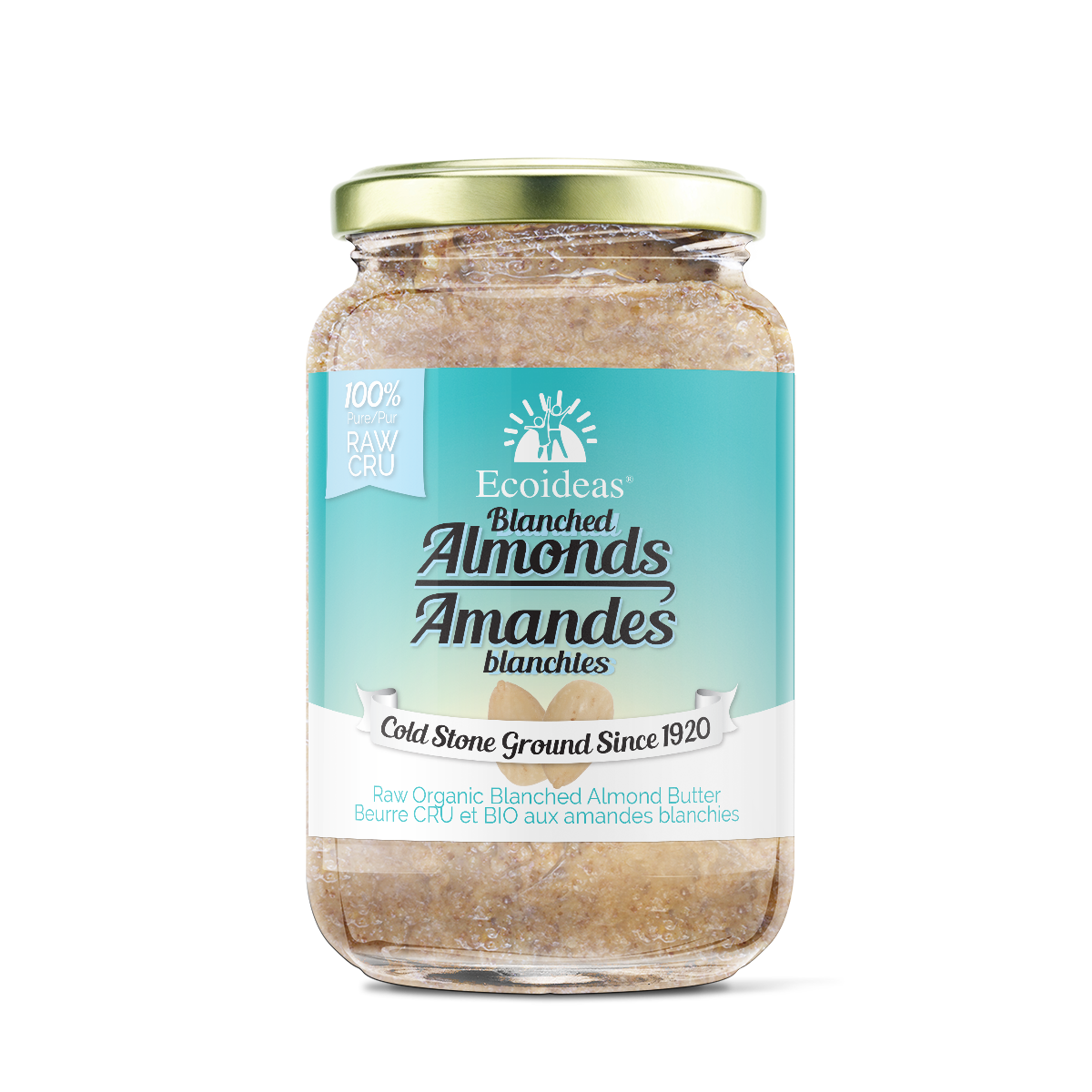 Organic Whole Skinned Almond butter - (300g)