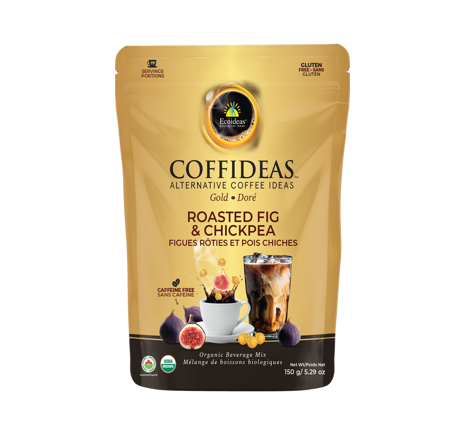 Coffideas Gold - Roasted Black Figs & Chickpeas - (150g)