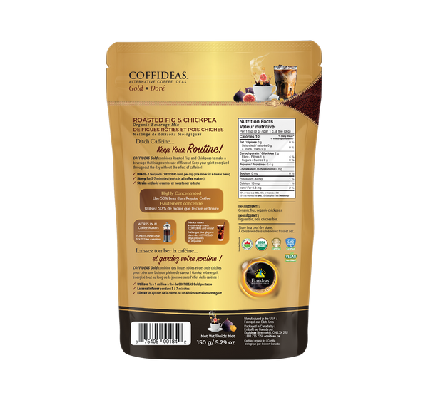 Coffideas Gold - Roasted Black Figs & Chickpeas - (150g)