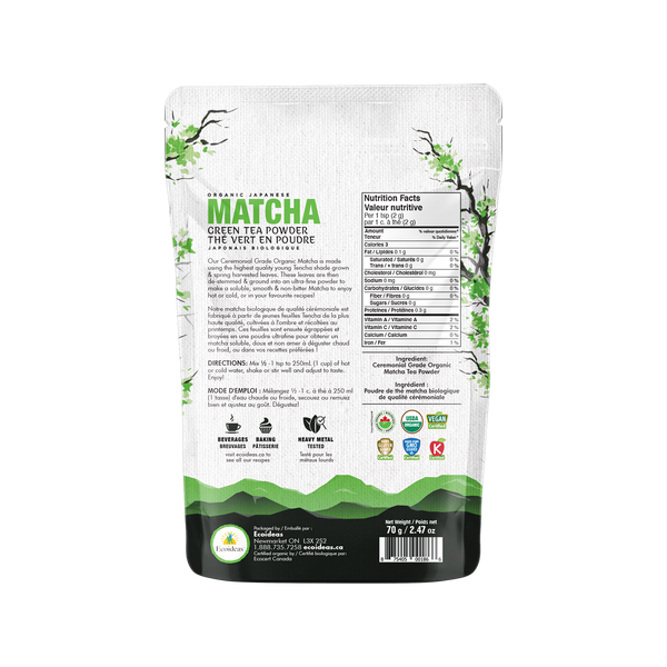 Ecoideas - Matcha Green Tea Powder - (70g)