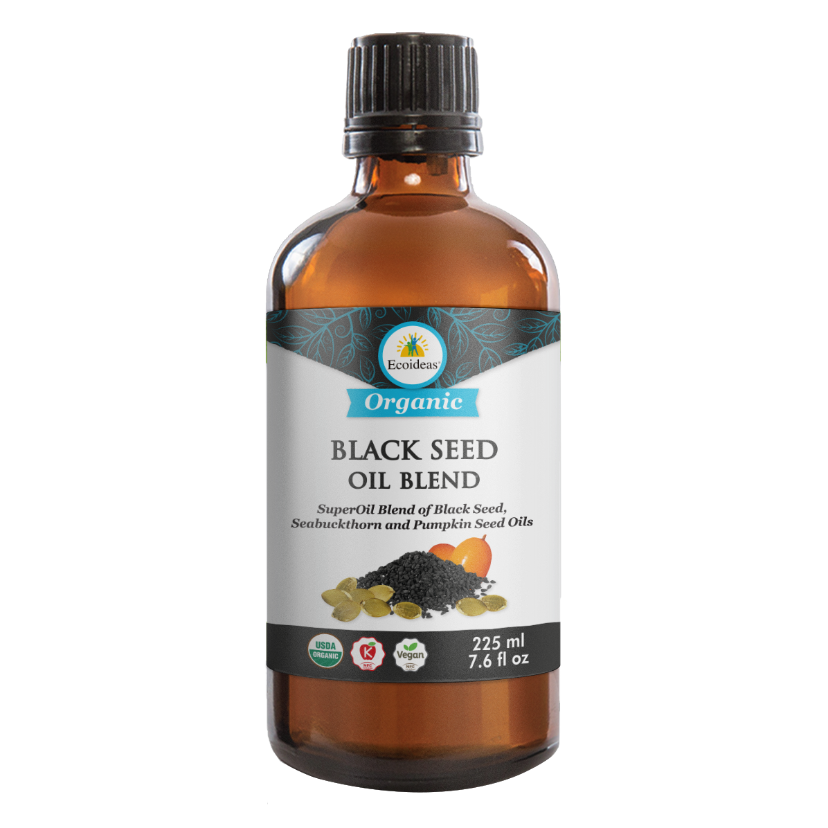 Organic Black Cumin Seed Oil Blend - (225ml)