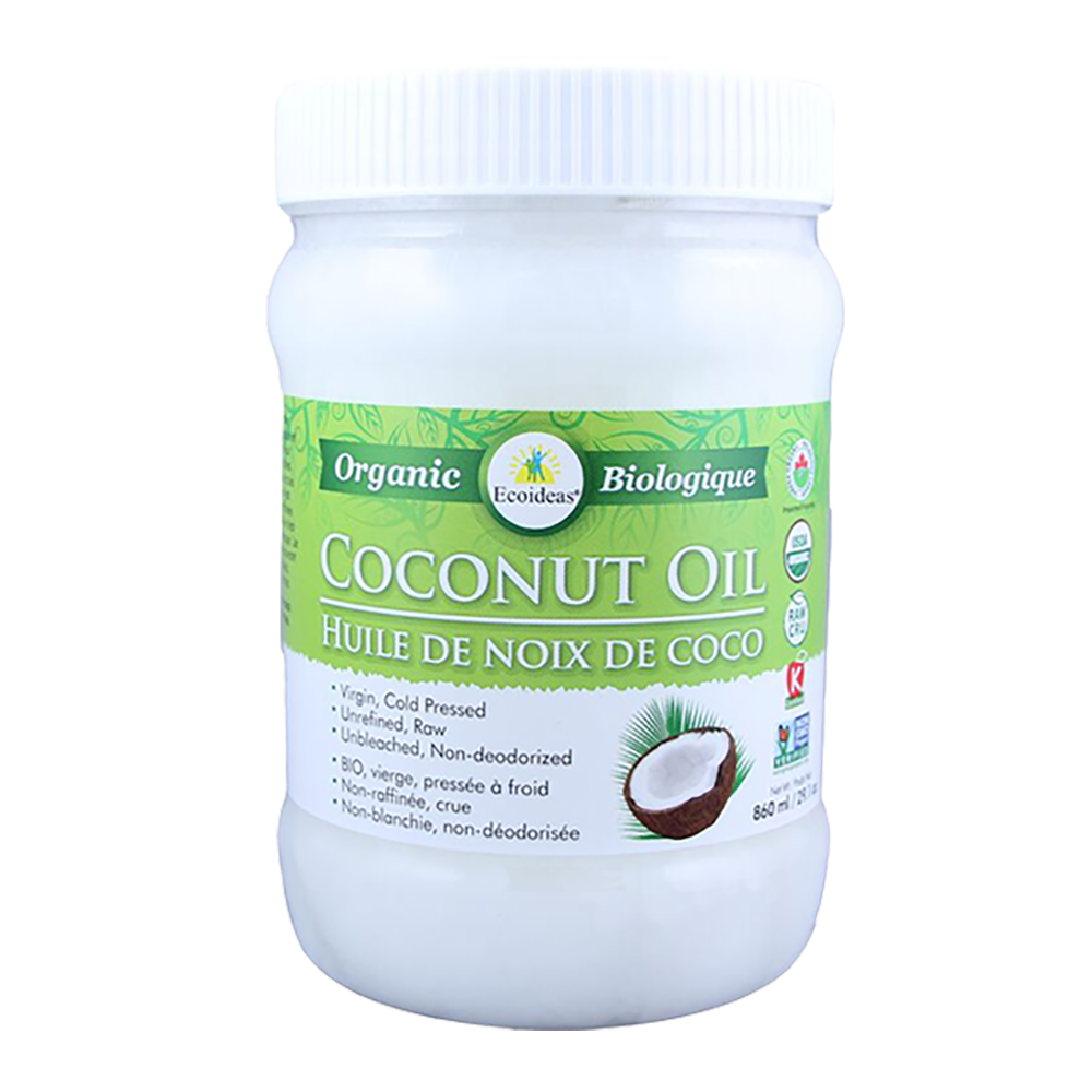 Ecoideas® Organic Coconut Oil - (29oz 860 ml)