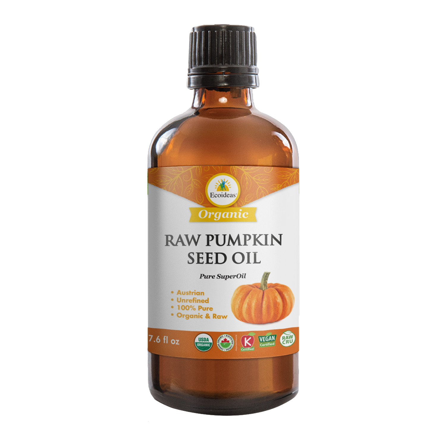 Organic Raw Pumpkin Seed Oil - (225ml)