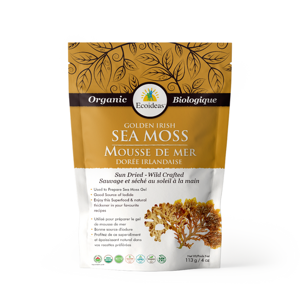 Organic Golden Irish Sea Moss - (113g)