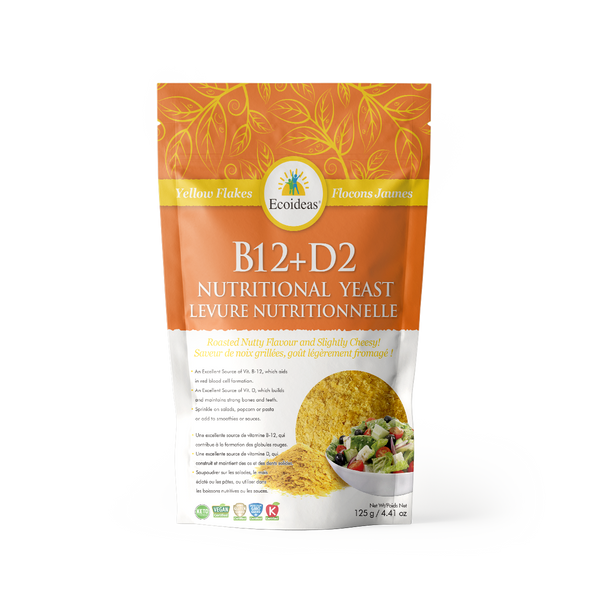 Nutritional Yeast B12+D2 - (125g)