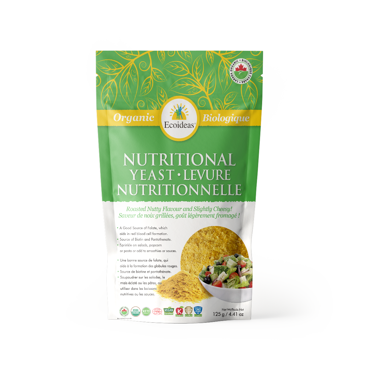 Organic Nutritional Yeast - (125g)