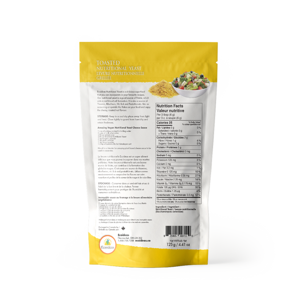 Toasted Nutritional Yeast - (125g)