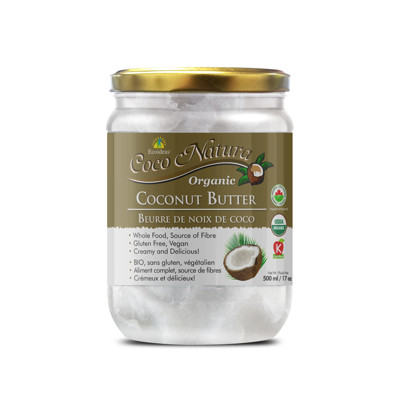 Coco Natura - Organic Coconut Butter - (500ml)