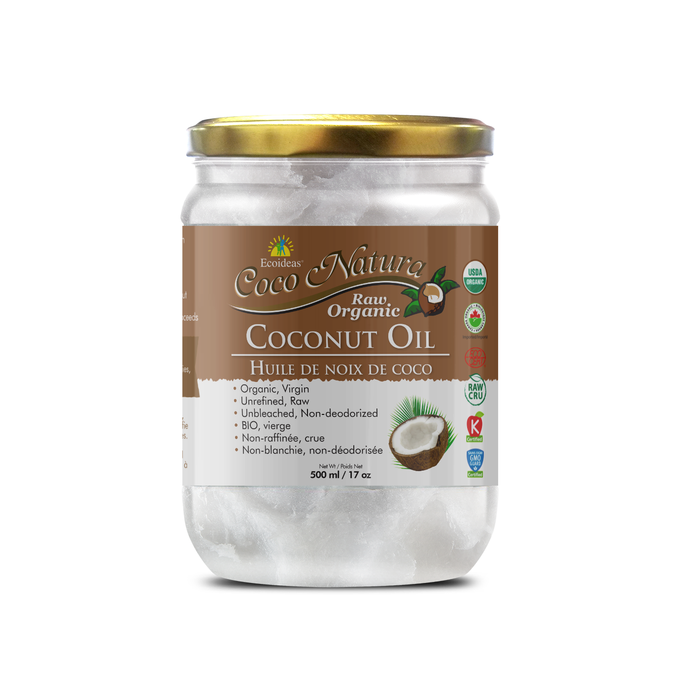 Coco Natura - Organic Coconut Oil - (500ml)