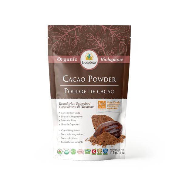 Organic Fair Trade Cacao Powder - (113g)²