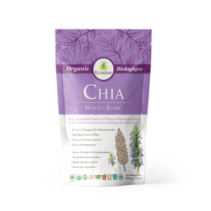 Organic White Chia Seeds - (454g)