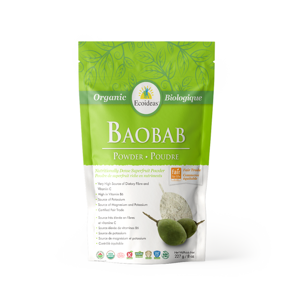 Organic Fair Trade Baobab Fruit Pulp Powder - (227g)²