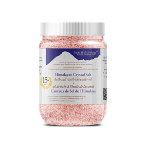 HeartFeltLiving Bath Salt with Lavender Oil - (1000g)