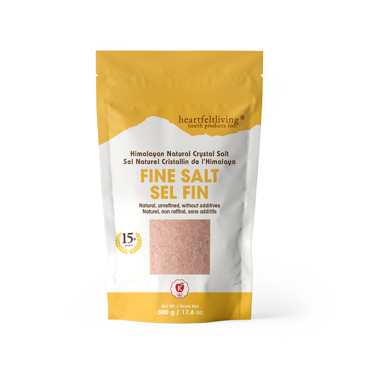 HeartFeltLiving Salt - Fine (500g)